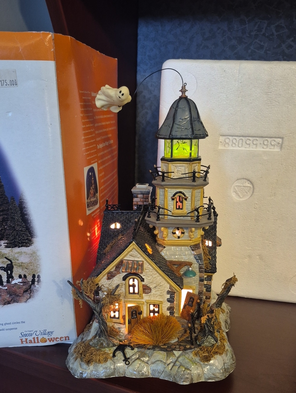 Department 56 Shipwreck Lighthouse Snow Village Halloween Village